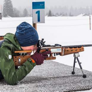 Biathlon Gästeschiessen in Oberhof Biathlonspaß in Oberhof im Thüringer Wald