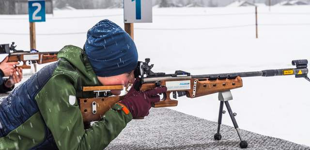 Biathlon Gästeschiessen in Oberhof Biathlonspaß in Oberhof im Thüringer Wald