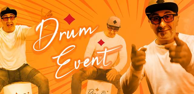 Online Drum-Event Online-Event mit Trommelworkshop