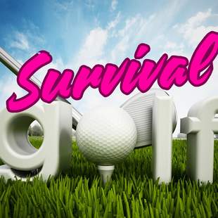 Survival-Minigolf mit witzigem ÜberlebensQuiz