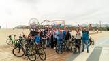 Bike Tour Santa Monica Pier Santa Monica, Los Angeles, Venice Beach, USA, Bike Tour
