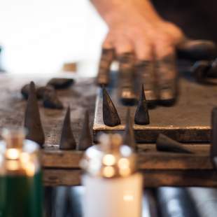 Weihrichkarzln in eigener Herstellung Räucherkerzenwerkstatt