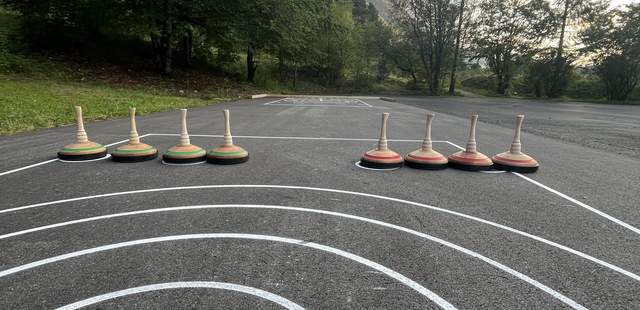 Asphalt Stockschießen, Eistockschießen, Eiststockbahn, Asphalt Stockschießen, Stockschießsport