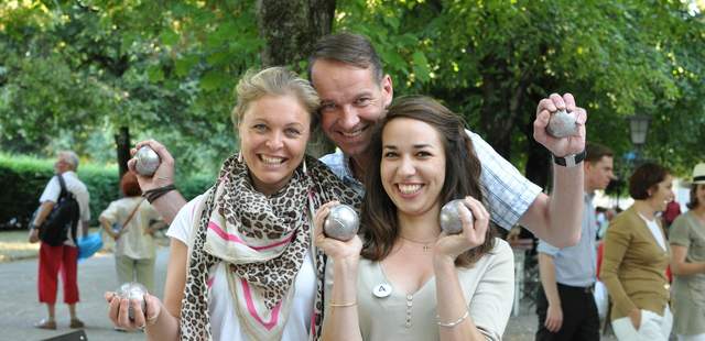 Boule Team Triplette mixte Boule-Turnier für ihre Firma in Stuttgart