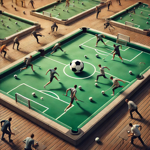 Fußball Billard