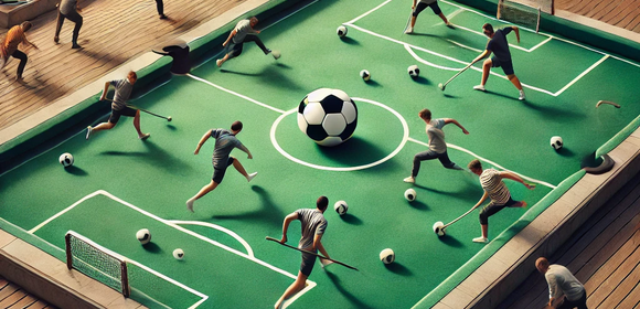 Fußball Billard