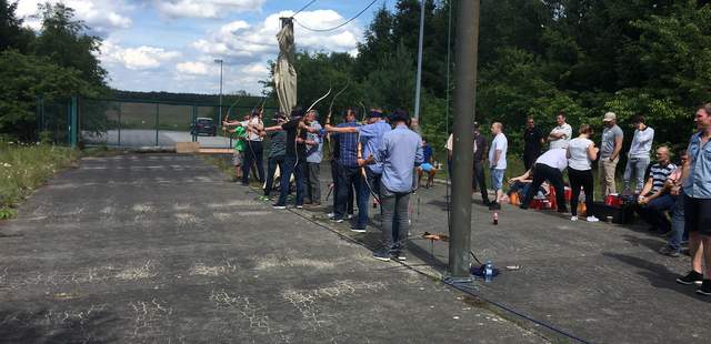 Blindschuss Intuitives Bogenschießen