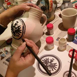 Eintracht Adler auf Bembel Create your Bembel - mobil unterwegs!