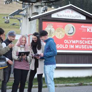Gruppe bei Escape Oberwiesenthal Das gestohlene Olympiagold