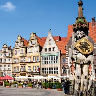Marktplatz Bremen Bremen Showprogramm an der Weser