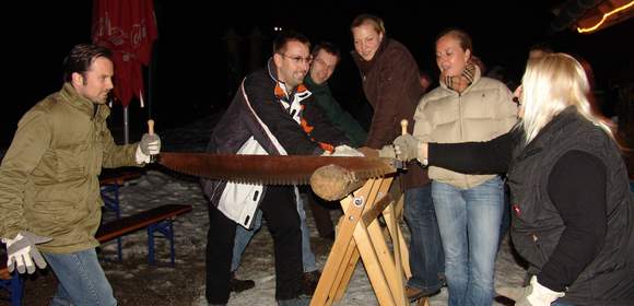 Weihnachtliche Hüttenolympiade im Allgäu