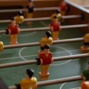 Tischkicker Tischkicker bauen und Gutes tun