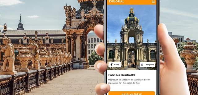 Dresden spannende Schnitzeljagd im Team Dresden spannende Schnitzeljagd im Team