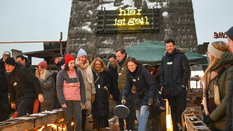 Eisstockschießen / Eisstockbahn XXL mieten