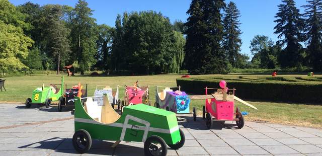 Seifenkisten-Rennen Teamevent Teambuilding Olympiade Seifenkisten