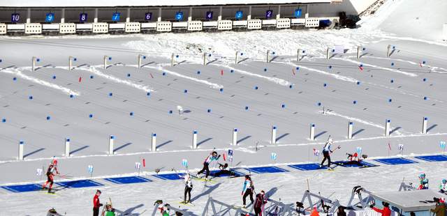 Biathlon Oberhof Wintersport in Oberehofer Sportstätten