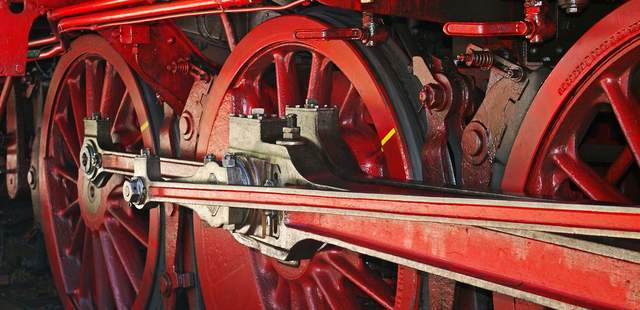 Unterwegs mit der Dampflock Dampflok, Rostock und Ostsee in Mecklenburg