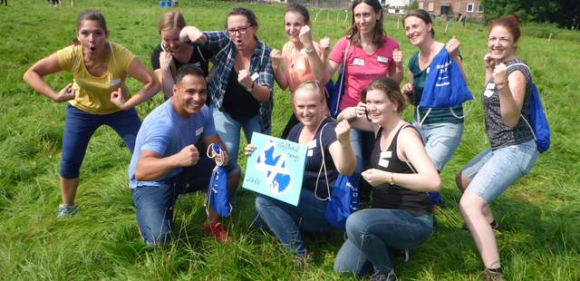 Das Siegerteam Siegerfoto Highland Games