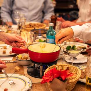 Käsefondue in der Friedberger Warte