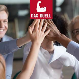 Das Duell: Live Spannende Spielshow fürs eigene Büro: Kontaktlos