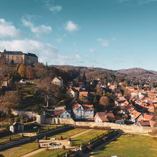 Blankenburg Blick auf Stadt Nachhaltige Teamzeit im Harz in Blankenburg