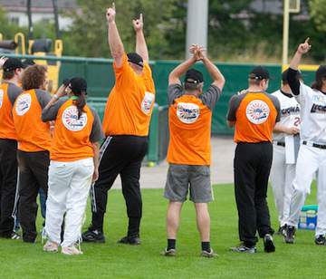 Siegesfreude Teamincentive "Baseball, Burger and Beer"