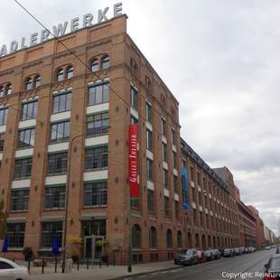 Blick auf die Adlerwerke Gebäude der Adlerwerke Frankfurt