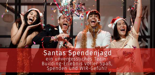 Santas Spendenjagd Santas Spendenjagd: Gemeinsam Gutes tun!