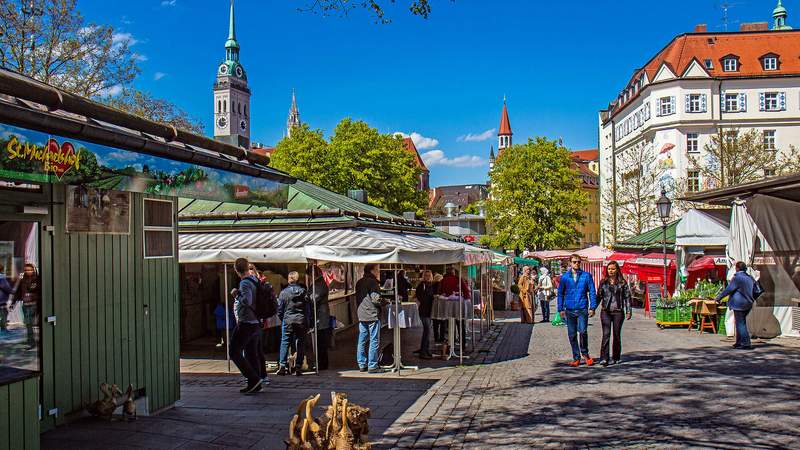 Viktualienmarkt in München