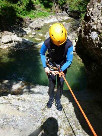 Canyoning Tour im Allgäu für Einsteiger