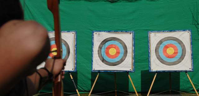 Intuitives Bogenschießen Bogenschießen aus Schützensicht