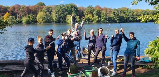 Gruppenbild Cleanup Cleanup Kanutour in Berlin