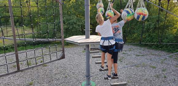 Teambuilding im Teamparcours in Wiesloch