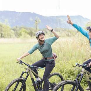 Mountainbike Tour entlang der Loisach Mountainbike-Tour um den Blomberg