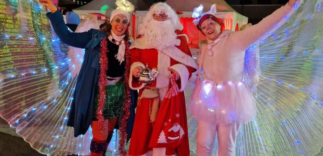 Mobiler Weihnachtsmarkt, Rahmenprogramm, Engel Weihnachtszauber, Outdoor