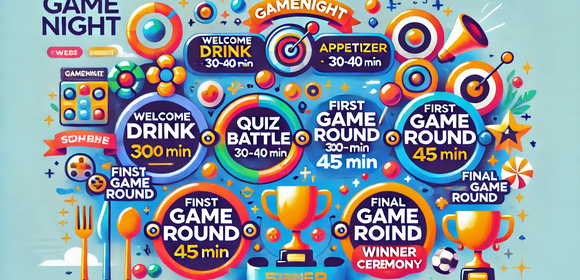 Eure GameNight: Quizsequenz & coole Games