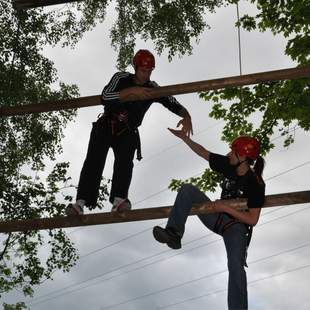 Zusammen hoch hinaus TEAMKlettergarten