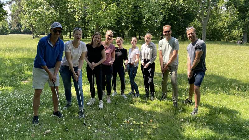 Park Crossgolfen Sonne Teambuilding