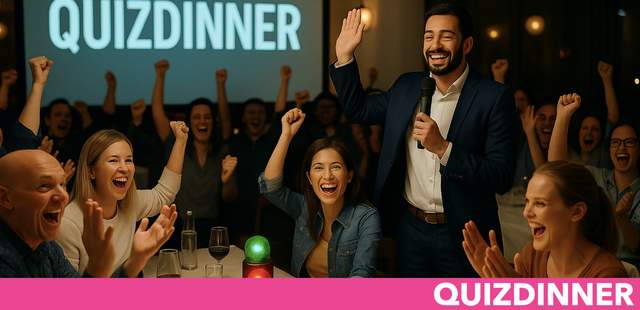 QuizDinner QUIZDINNER, QUIZZEN, DINGSDA, BUZZERN, BATTLE