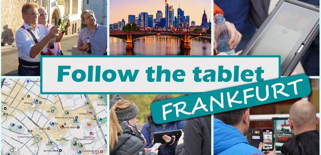 Tablet Rallye Frankfurt Follow the tablet - Frankfurt