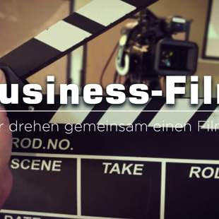 Business-Film Business-Movie, Film-Dreh für Teams