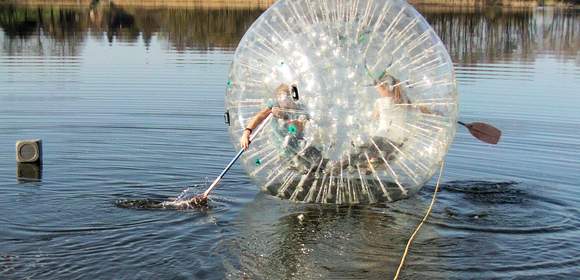 Zorbing - Ultraball als Teamevent in Lübeck