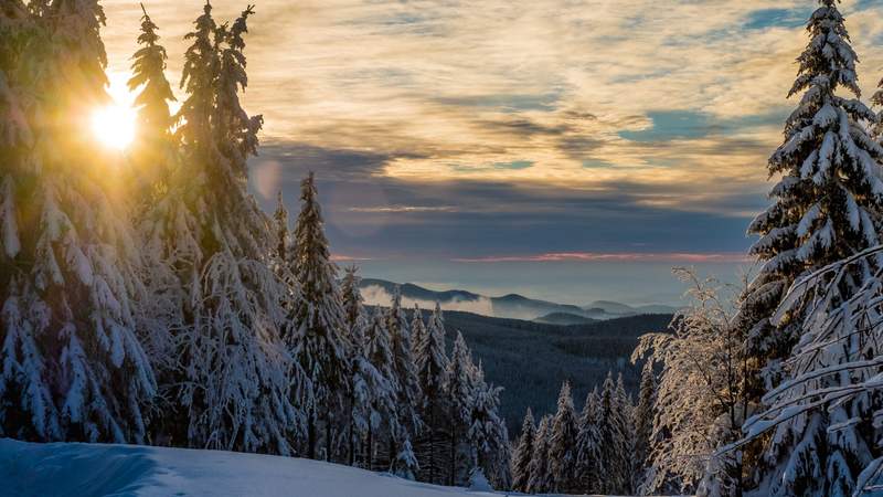 Harz Sonnenuntergang