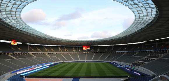 Blick ins Berliner Olympiastadion