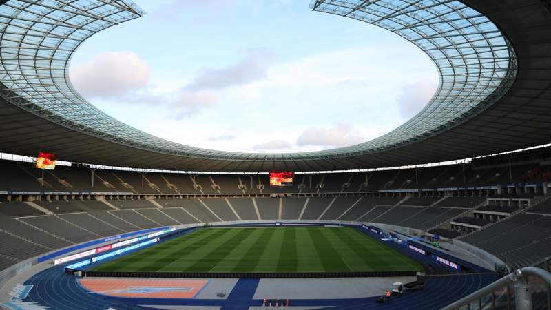 Blick ins Berliner Olympiastadion