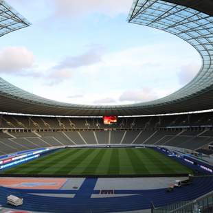 Blick ins Berliner Olympiastadion