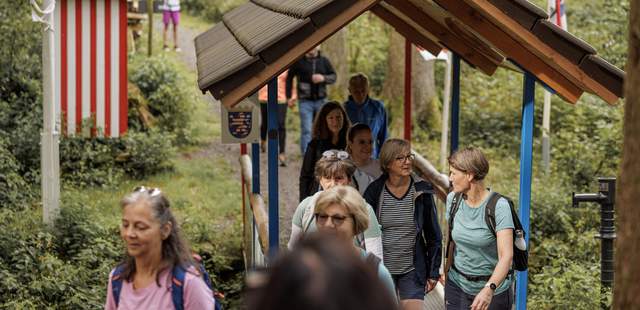 Bayrischer Hessischer Grenzübergang QuizWanderung – Das nachhaltige Teamevent.