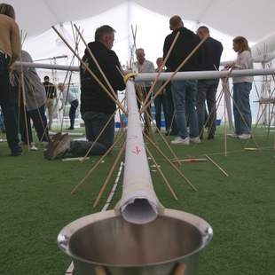 aktive Weihnachtsfeier Stuttgart Kugelbahnbau Weihnachtsfeier mit Kugelbahnbau