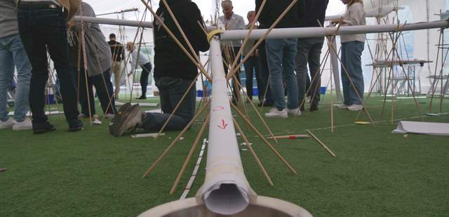 aktive Weihnachtsfeier Stuttgart Kugelbahnbau Weihnachtsfeier mit Kugelbahnbau