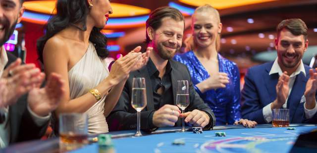 Blackjack Stimmungsvolle Casino Night